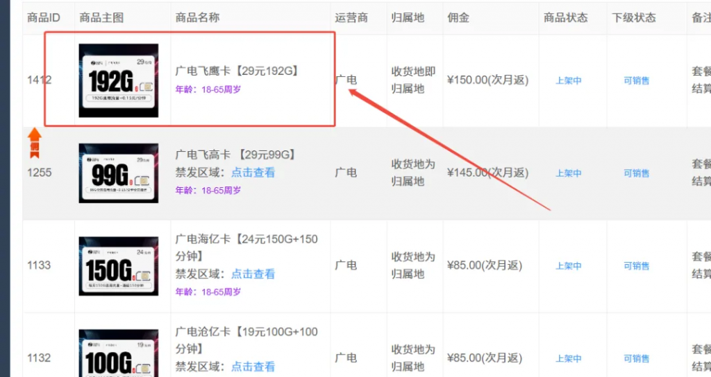中国广电192G套餐再次强势回归，熟悉的套餐从未改变，172号卡平台已上架。